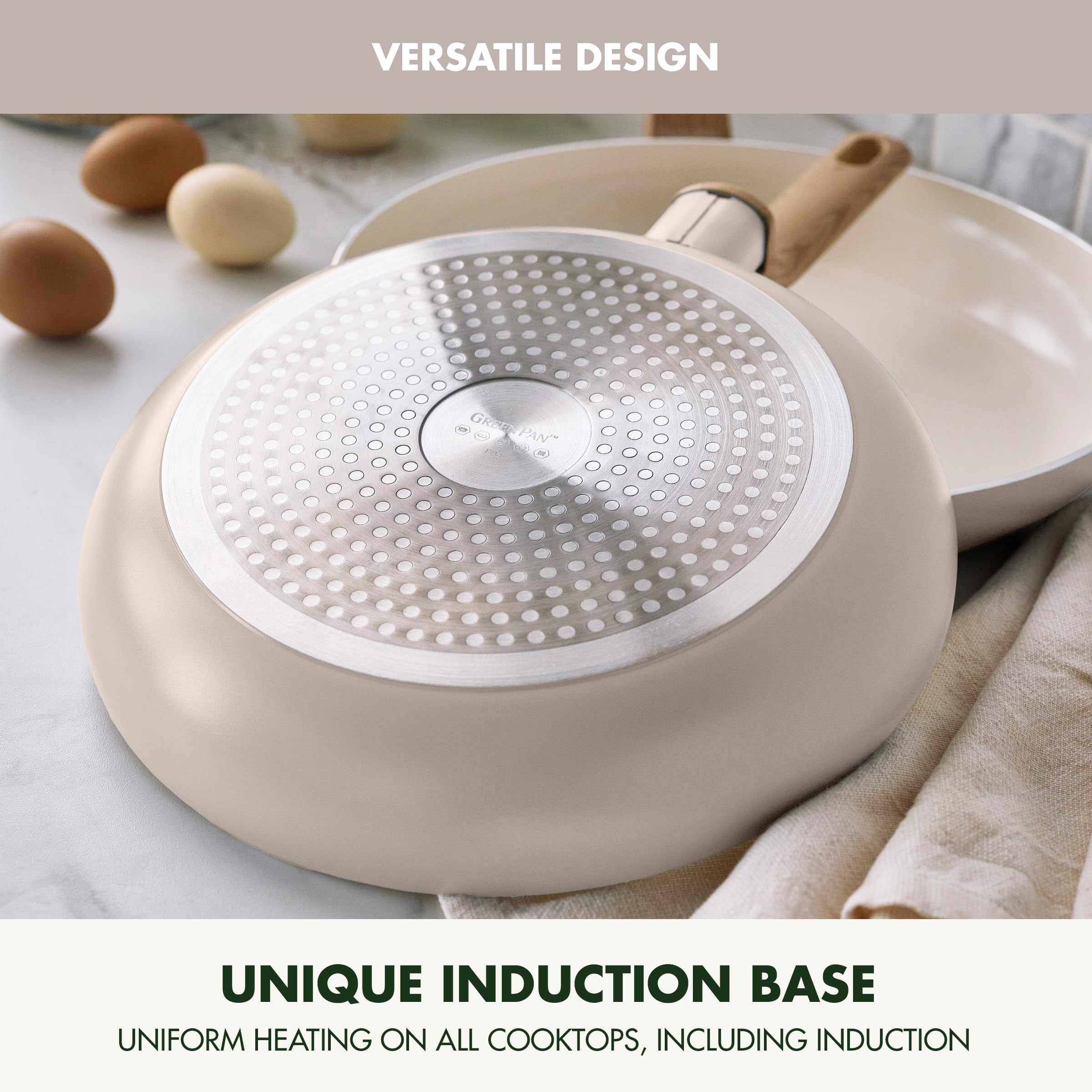GreenPan Rio Esencia: cazo con tapa para hervir salsas de forma suave