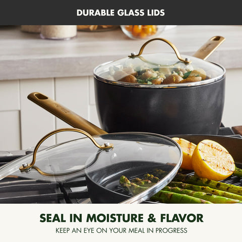 GreenPan sartén 11 pulgadas con tapa, calor uniforme