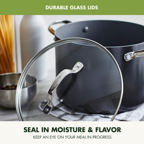GreenPan Valencia Pro apto para horno hasta 600°F para recetas versátiles