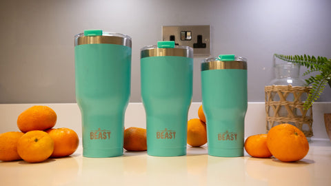 Greens Steel Beast 20oz juego de accesorios, pajillas y cepillo para limpieza.