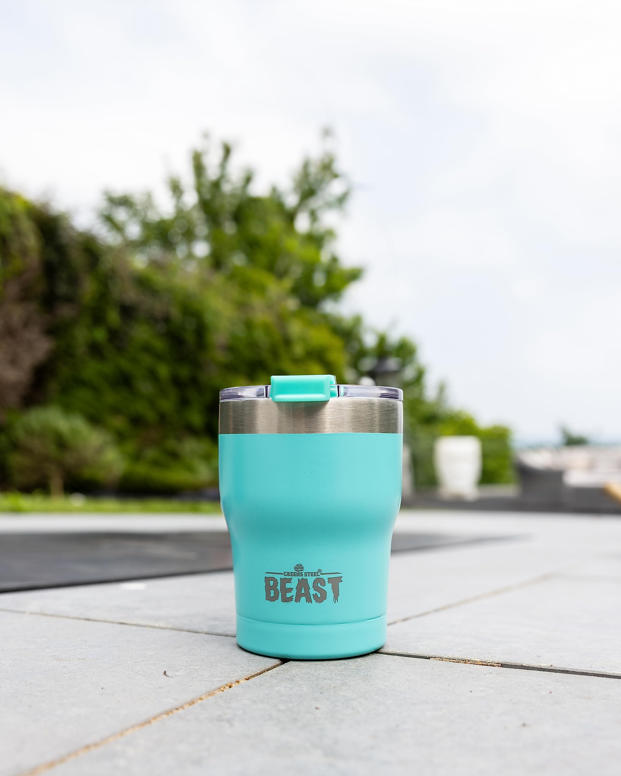 Greens Steel Beast interior pulido evita sabores no deseados en cada sorbo
