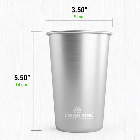 Paquete de Greens Steel con 2 vasos 20 oz, duraderos y prácticos.