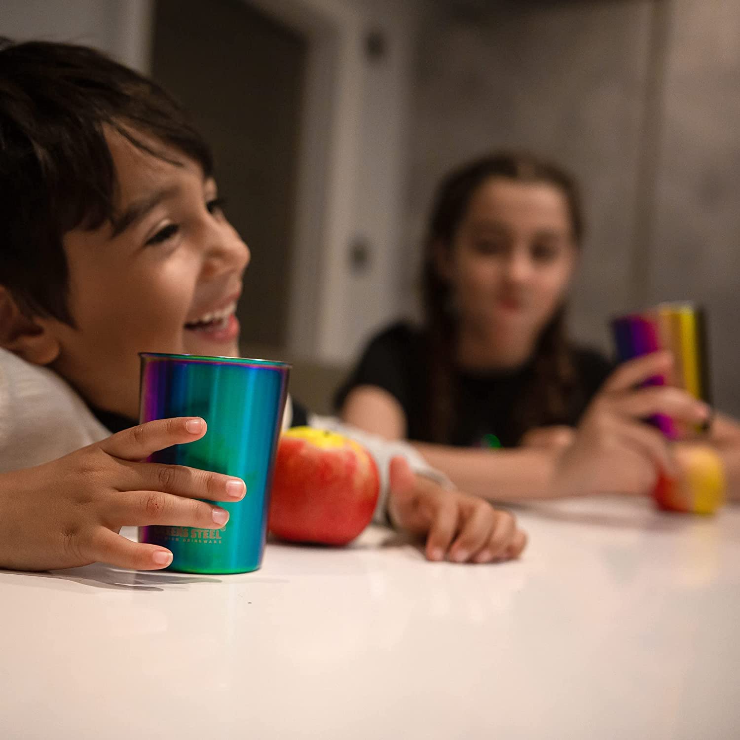 Greens Steel tazas infantiles 10 oz ligeras para niños activos
