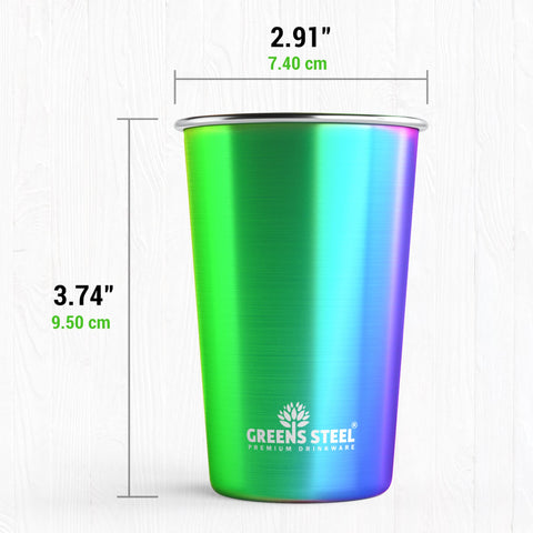 Greens Steel tazas infantiles 10 oz sin BPA para seguridad familiar