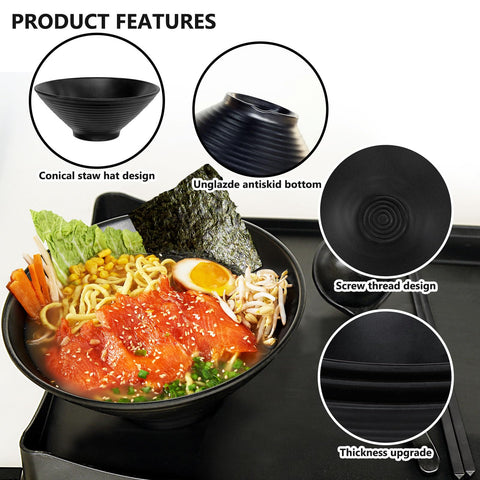 Greentainer capacidad grande sopa, perfectos para pho, udon y ramen abundante.