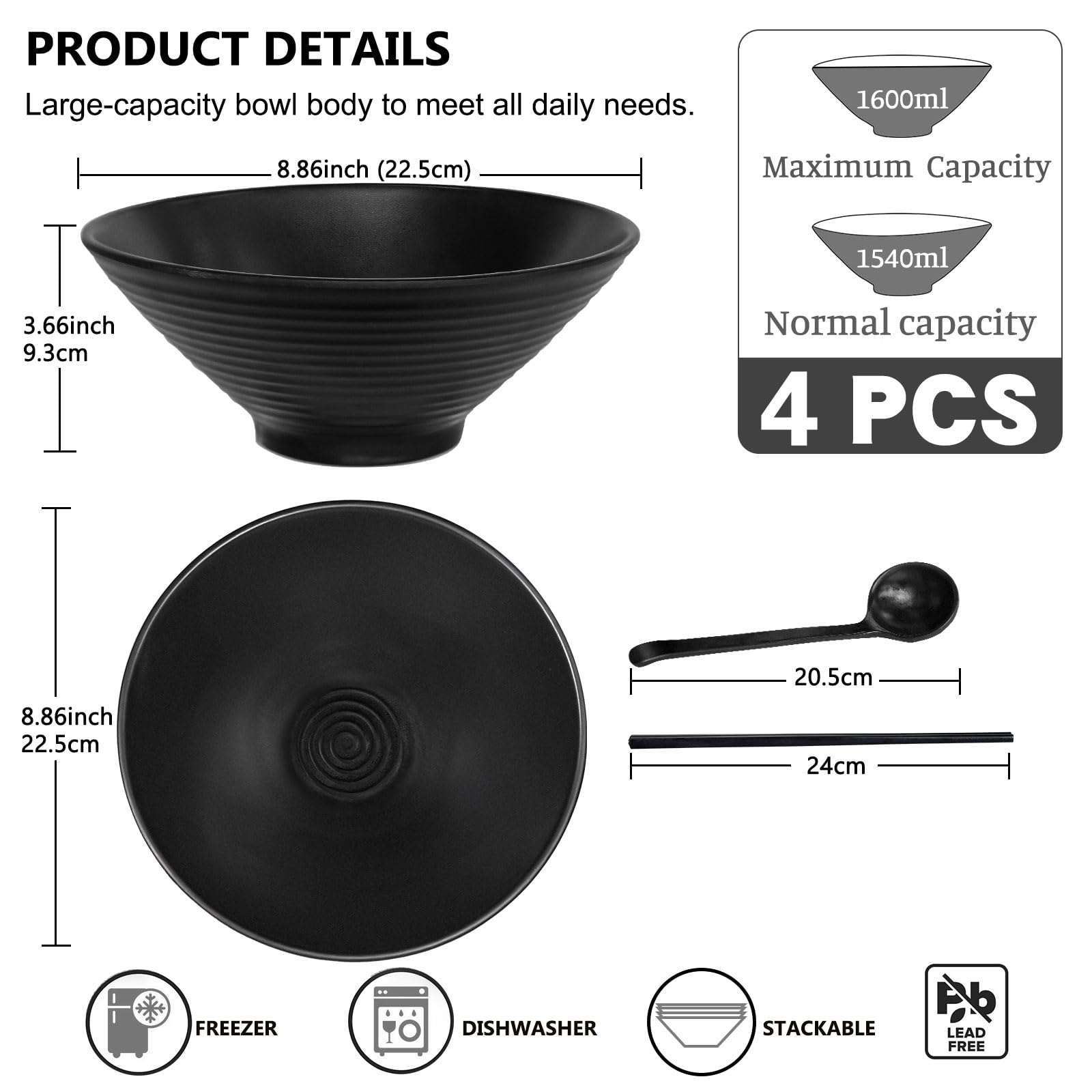 Greentainer cucharas ramen, diseño práctico para comer sin goteos y comodidad diaria.