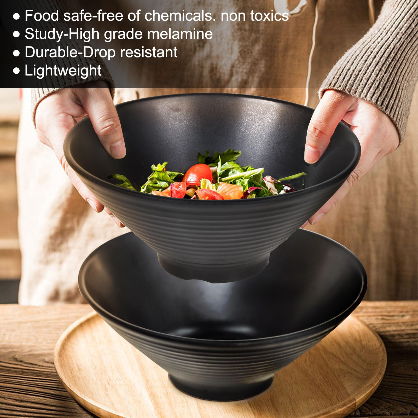 Greentainer palillos ramen, juego completo para comer fideos con estilo.