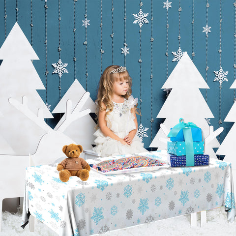 GREHUMOR mantel nieve azul, opción desechable para limpieza rápida.