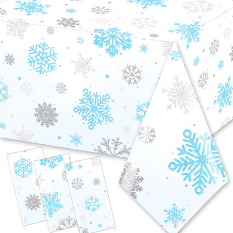 GREHUMOR mantel nieve azul, diseño escandinavo ideal para celebración festiva.