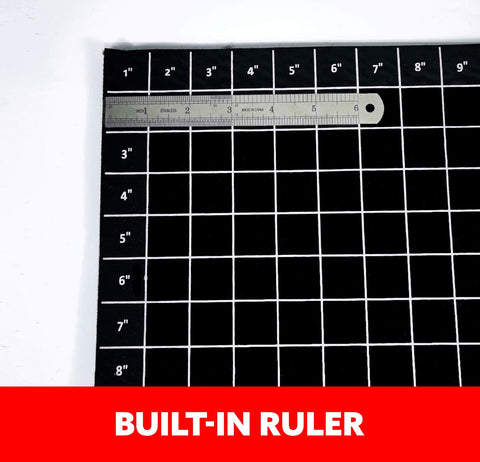 GridMat regla incorporada facilita medir y cortar a medida.
