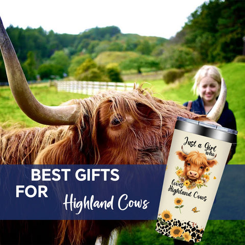 Grifarny diseño Highland Cow, perfecto para sorprender a la fanática de las vacas