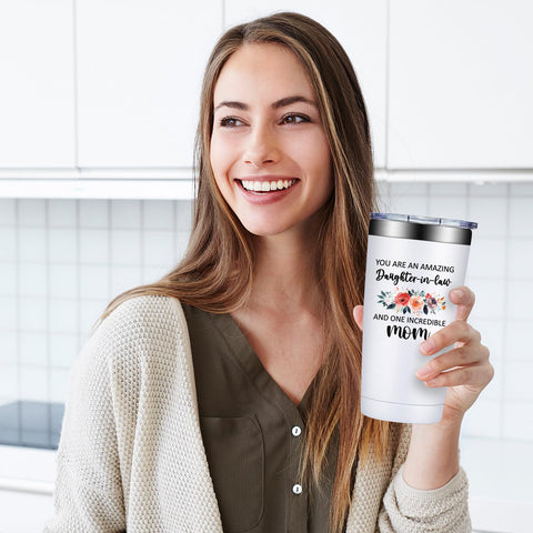 Grifarny nuera tumbler con tapa deslizante para viaje.