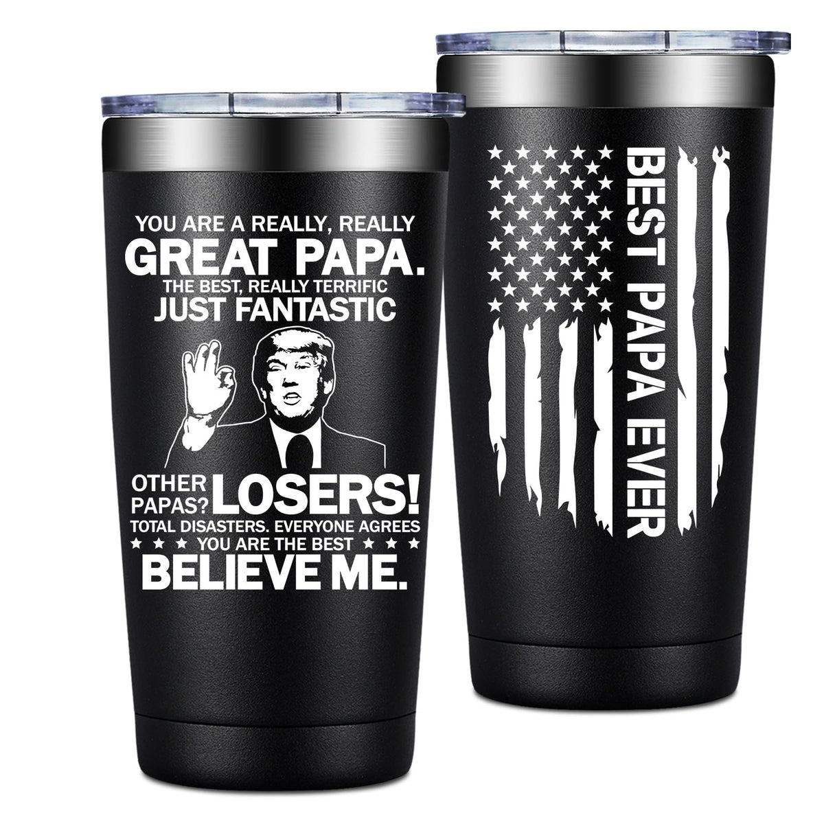 Grifarny vaso térmico 20 onzas con diseño elegante para papá.