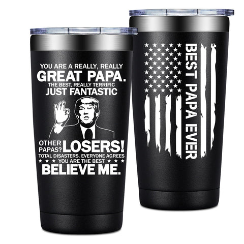Grifarny vaso térmico 20 onzas con diseño elegante para papá.