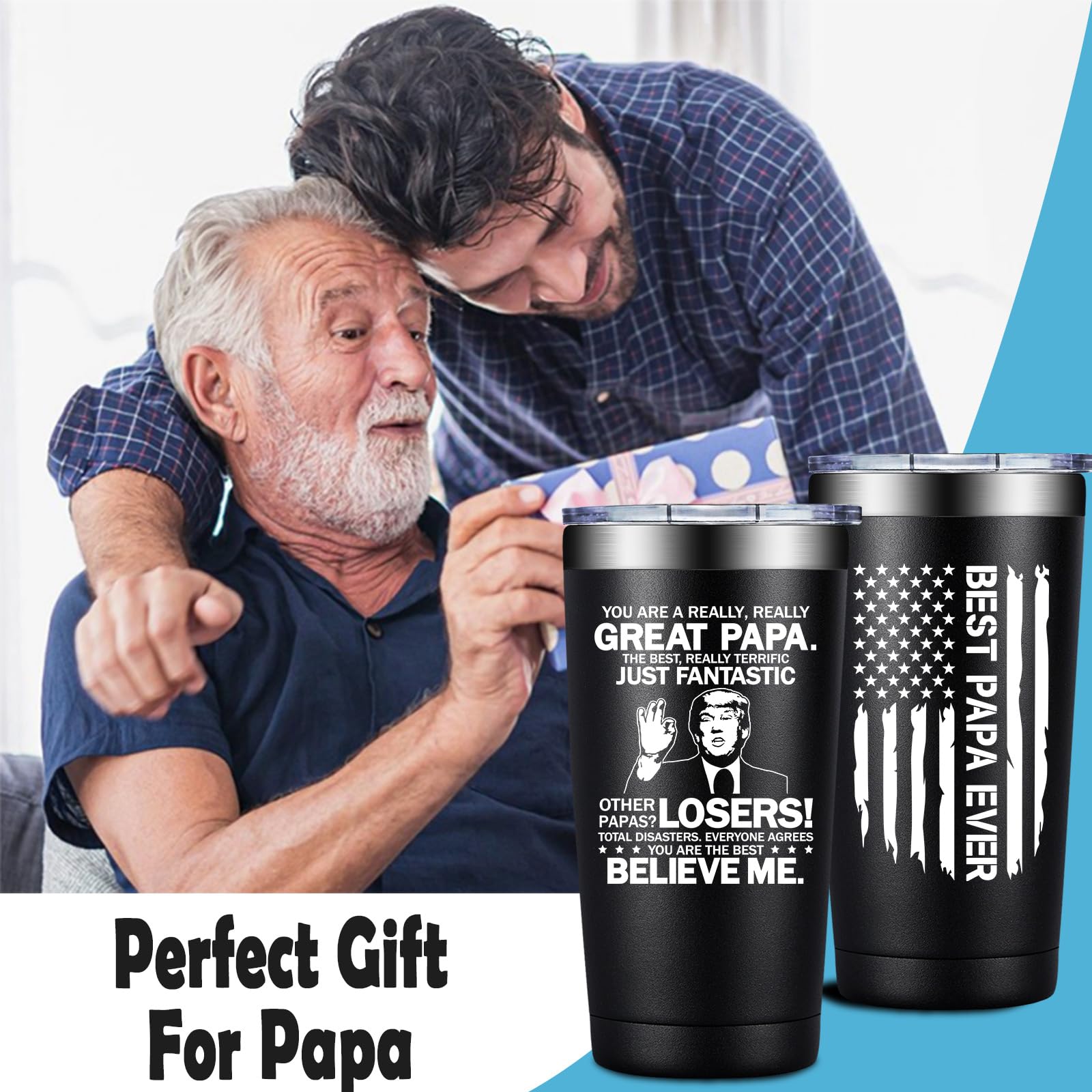 Grifarny vaso térmico con tapa deslizante para evitar derrames.