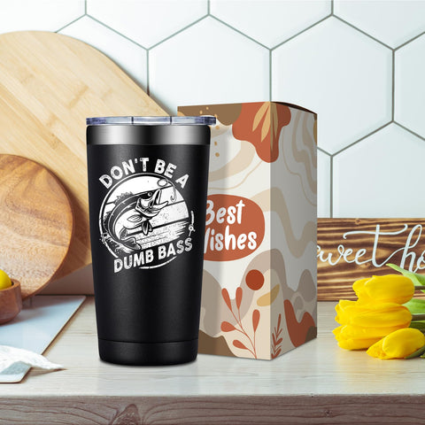Grifarny paquete regalo taza para papá, regalo perfecto para aficionados a la pesca.