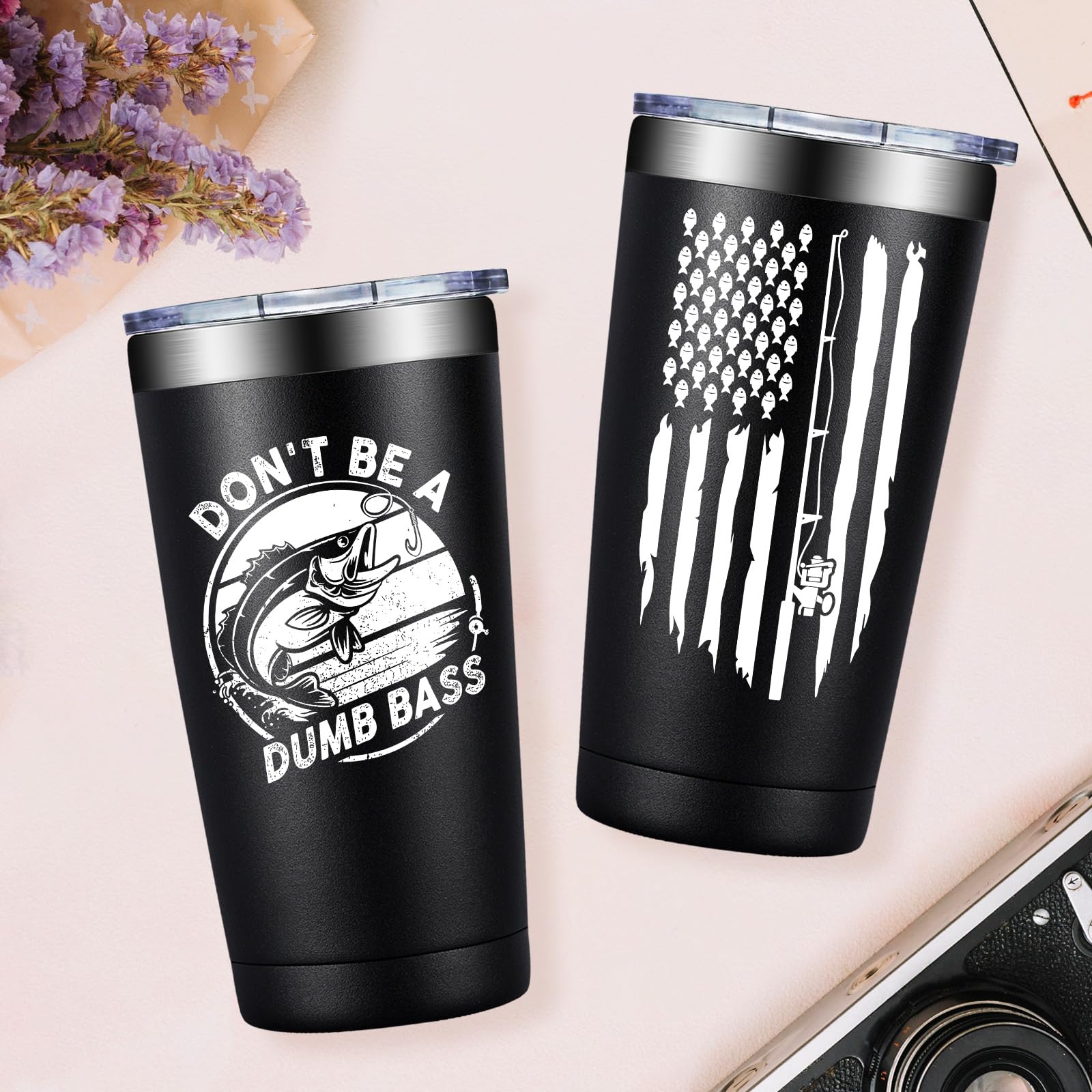 Grifarny taza pesca 20oz, ideal para excursiones y jornadas de pesca.