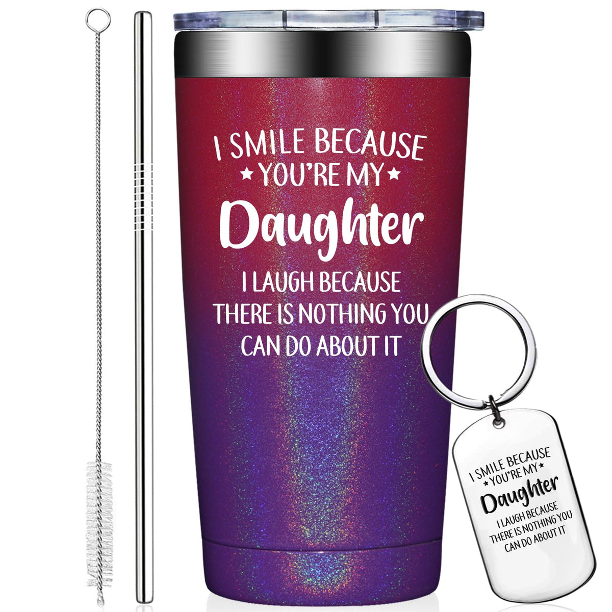 Grifarny taza termica 20oz con mensaje para hija, ideal para café matutino