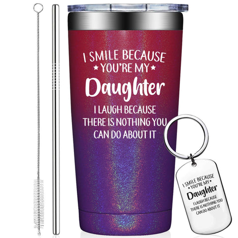 Grifarny taza termica 20oz con mensaje para hija, ideal para café matutino