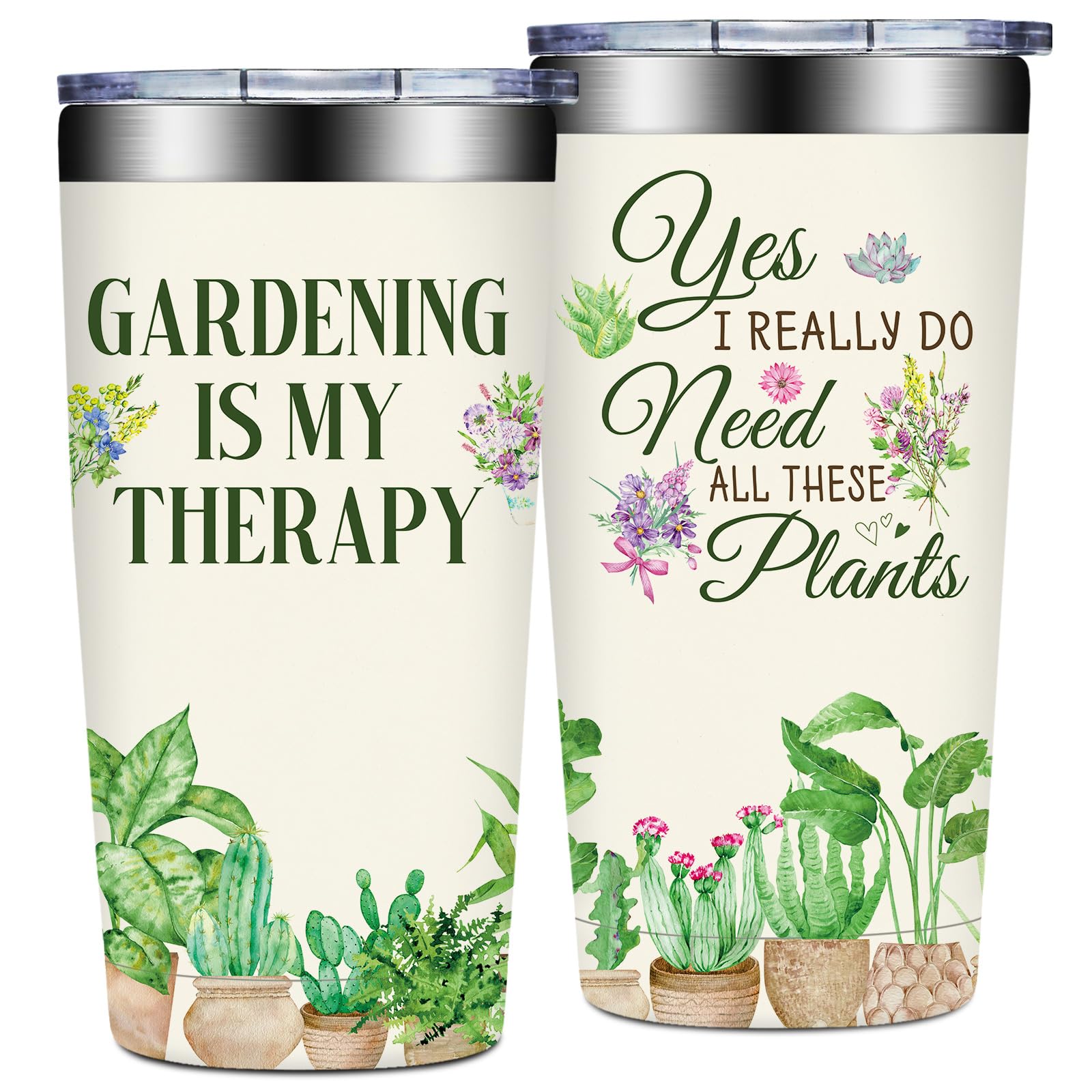 Grifarny taza tumbler 20oz mantiene caliente el café para jardinería.