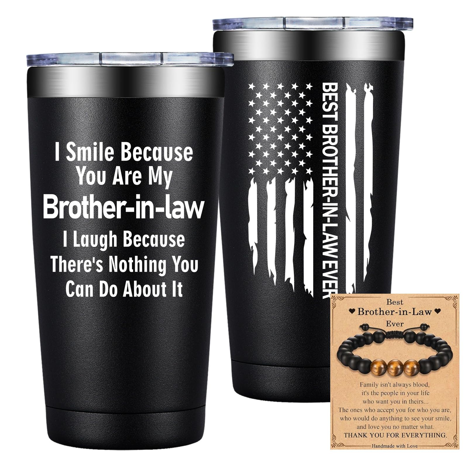 Grifarny tumbler regala cuñado 20oz, regalo práctico para fechas especiales