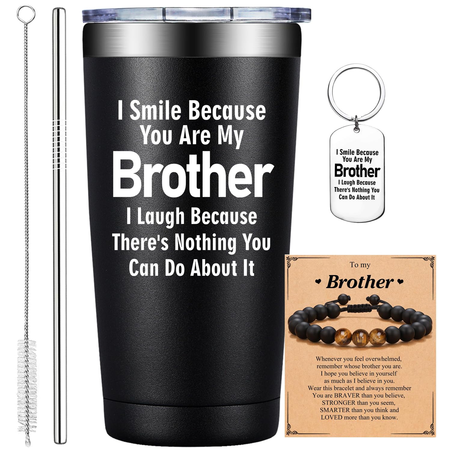 Grifarny vaso térmico 20oz regalo ideal para hermano, mantiene la bebida a temperatura.