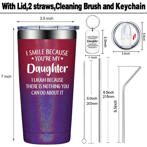 Grifarny vaso termico de doble pared 20oz, regalo ideal para mantener bebidas frías o calientes