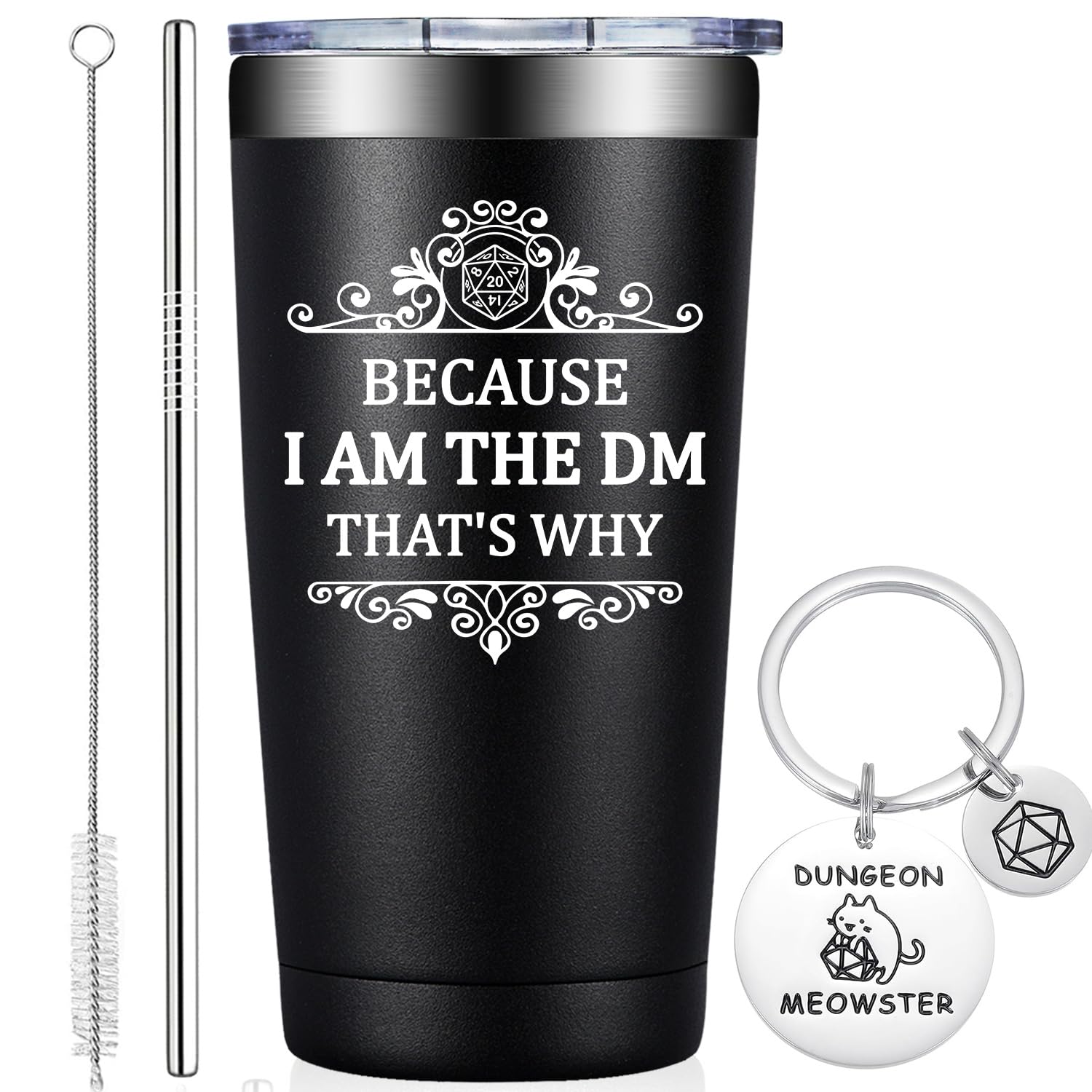 Grifarny vaso térmico 20 oz: ideal para sesiones de juego y café caliente.