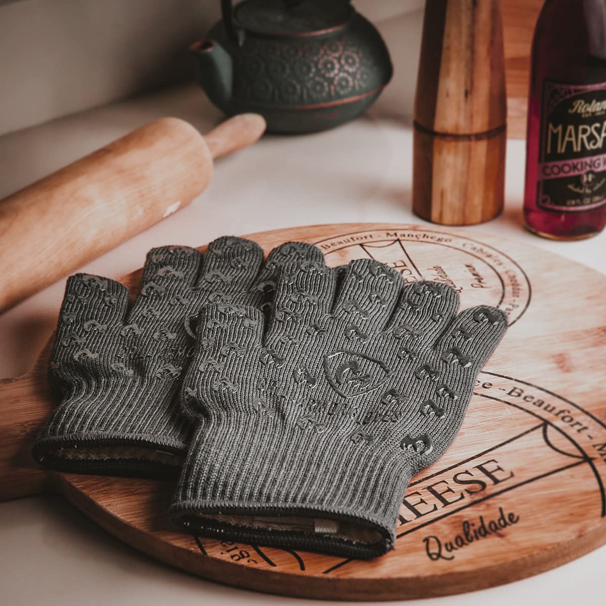 Guantes Grill Armor: forro de algodón 100% para mayor comodidad.