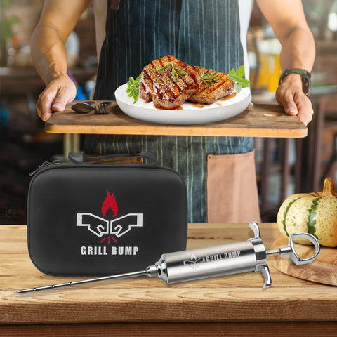 GRILL BUMP cepillos y clips de limpieza para mantenimiento.