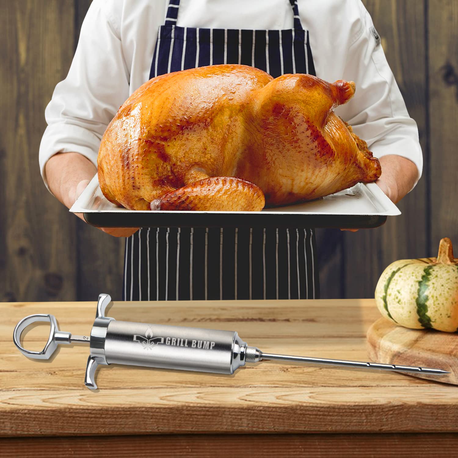GRILL BUMP kit de inyección completo para carnes y aves