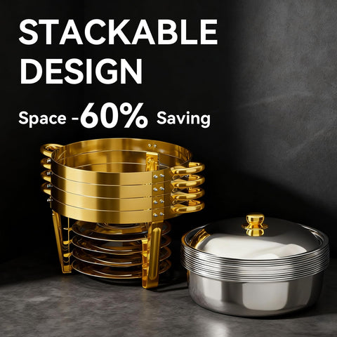 Grillaxy conjunto buffet oro ideal para eventos