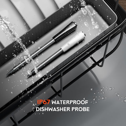 GrillBliss sondas IP67 resistentes al agua para limpieza