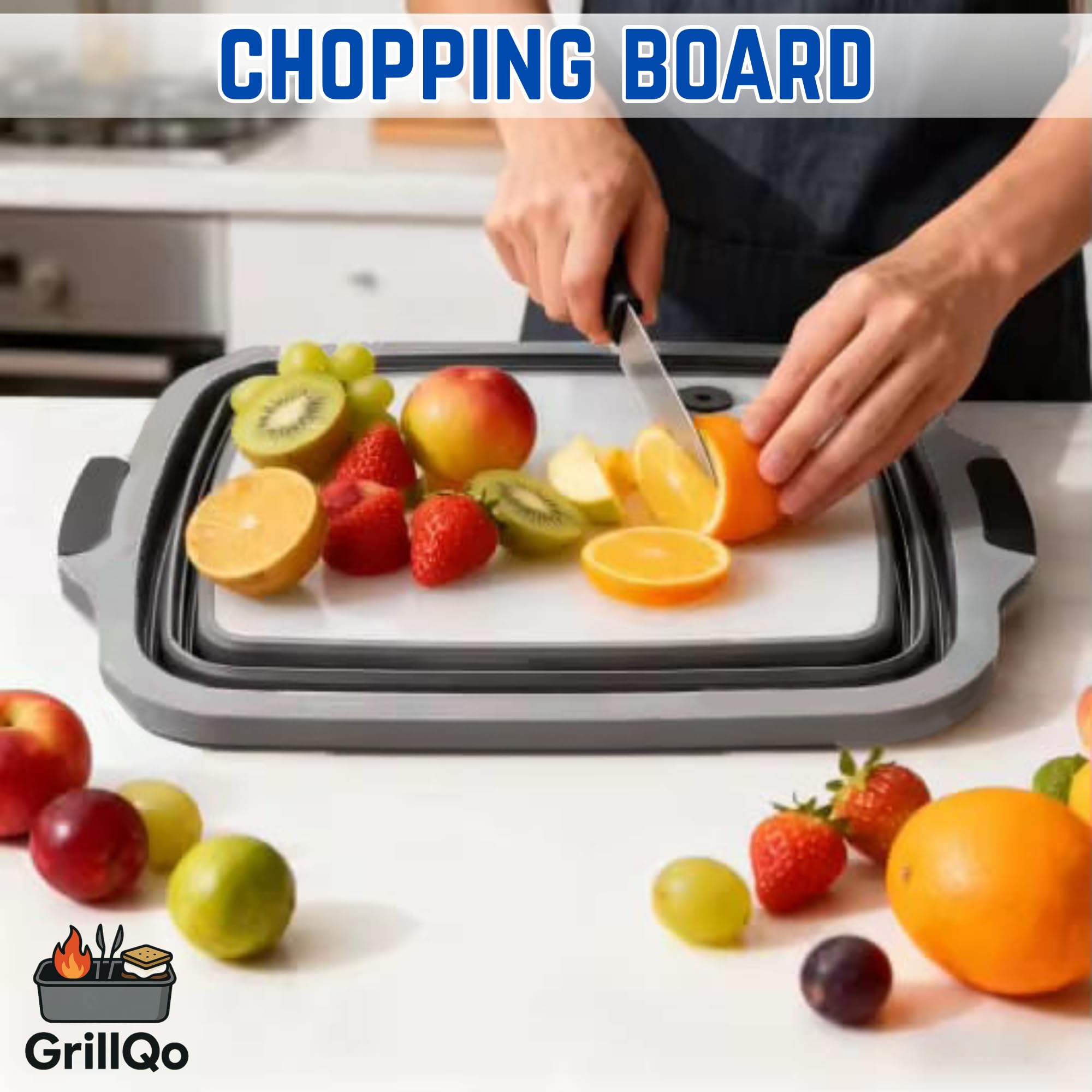 GrillQo uso exterior para parrilla y picnic