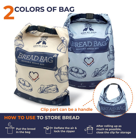 Bolsas GRIN BY GRIN aptas para lavado en máquina