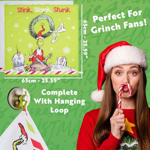 Detalle decorativo de cocina con The Grinch para Navidad
