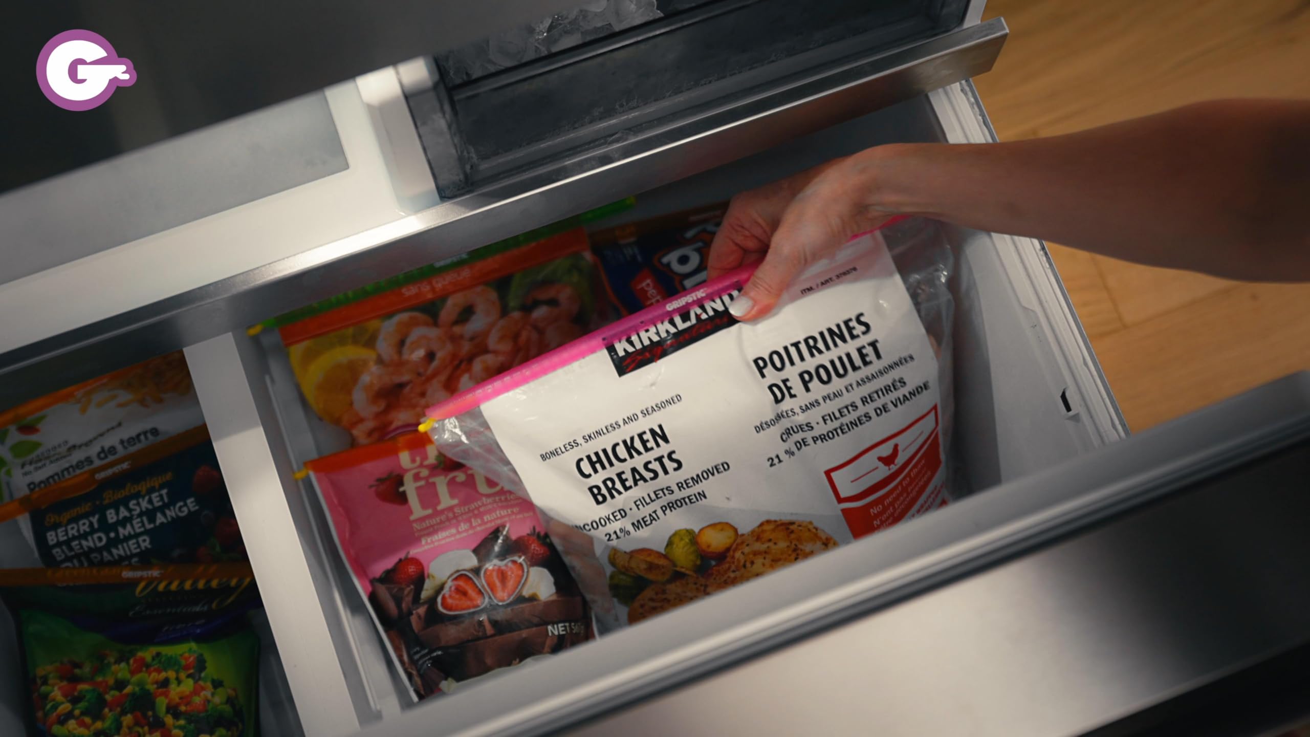 GripStic compacto para cocina, ahorro de espacio.