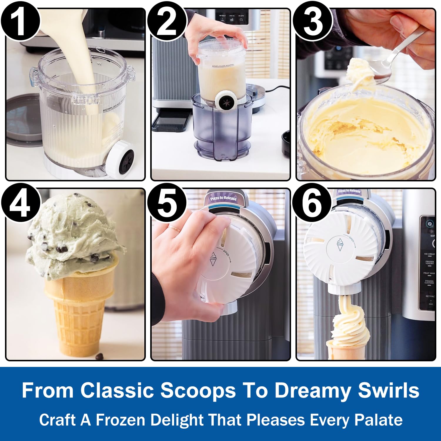 Gropecan CreamiPints contenedores para helado compatibles con NC700.