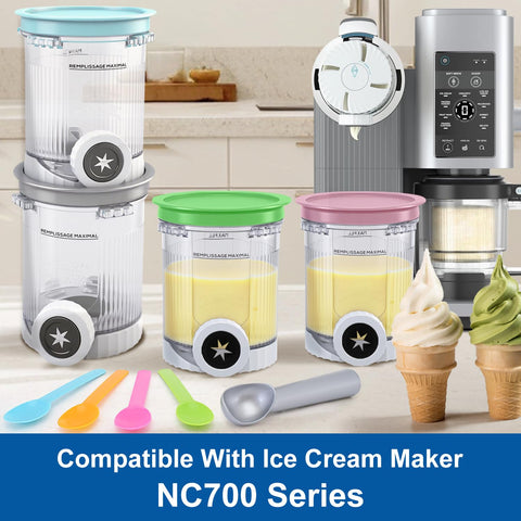 Gropecan CreamiPints materiales reutilizables para crear sabores.