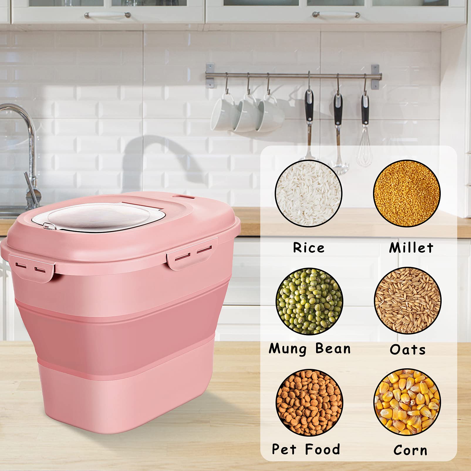 Gropecan caja atractiva y taza medidora incluida para regalos utiles