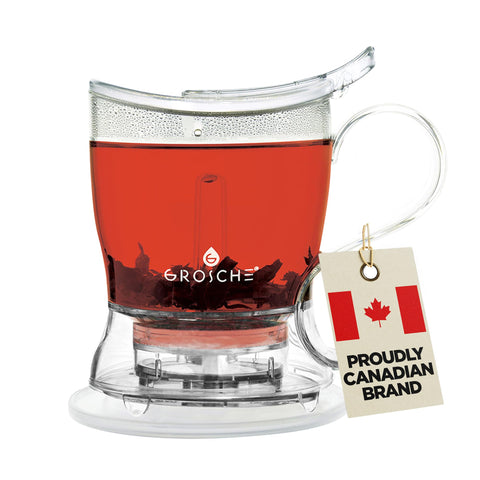 GROSCHE Aberdeen infusor de té para infusiones ricas y consistentes.