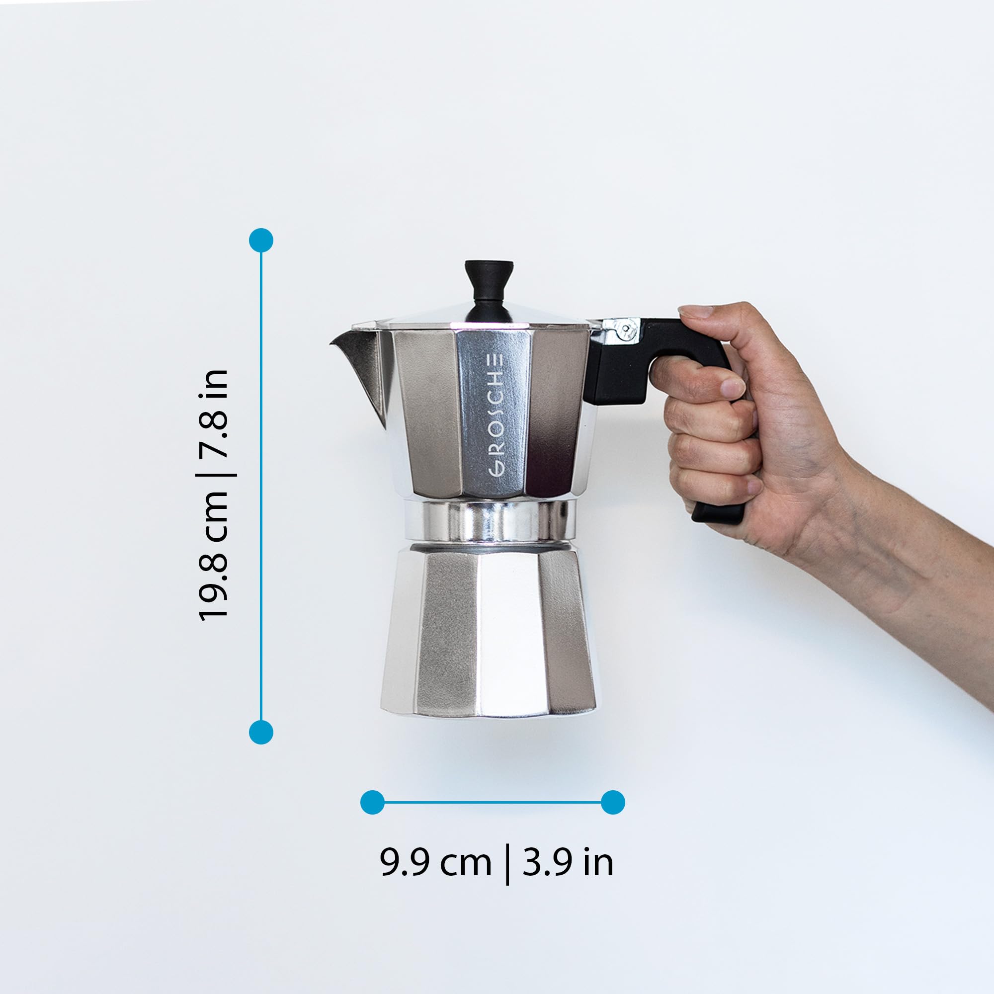 Diseño italiano con estilo para la cafetera Milano.
