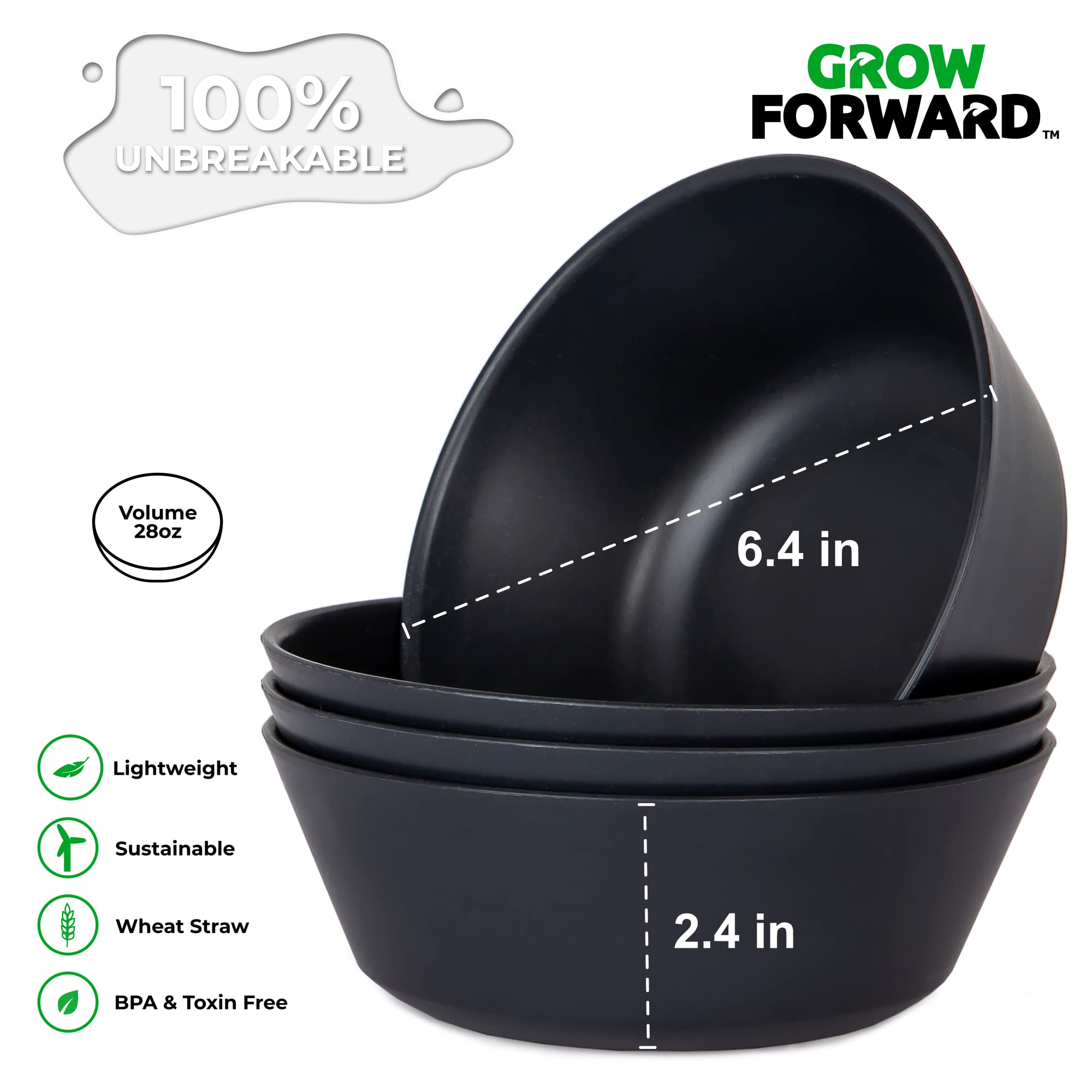 Grow Forward tazones resistentes a caídas, perfectos para exterior
