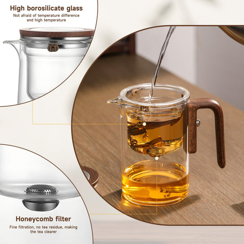 Vidrio borosilicato resistente de la Enchanti para agua caliente o fría