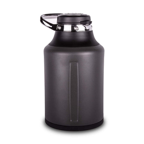 GrowlerWerks Element en acero inoxidable con doble cámara para bebidas frías o calientes.