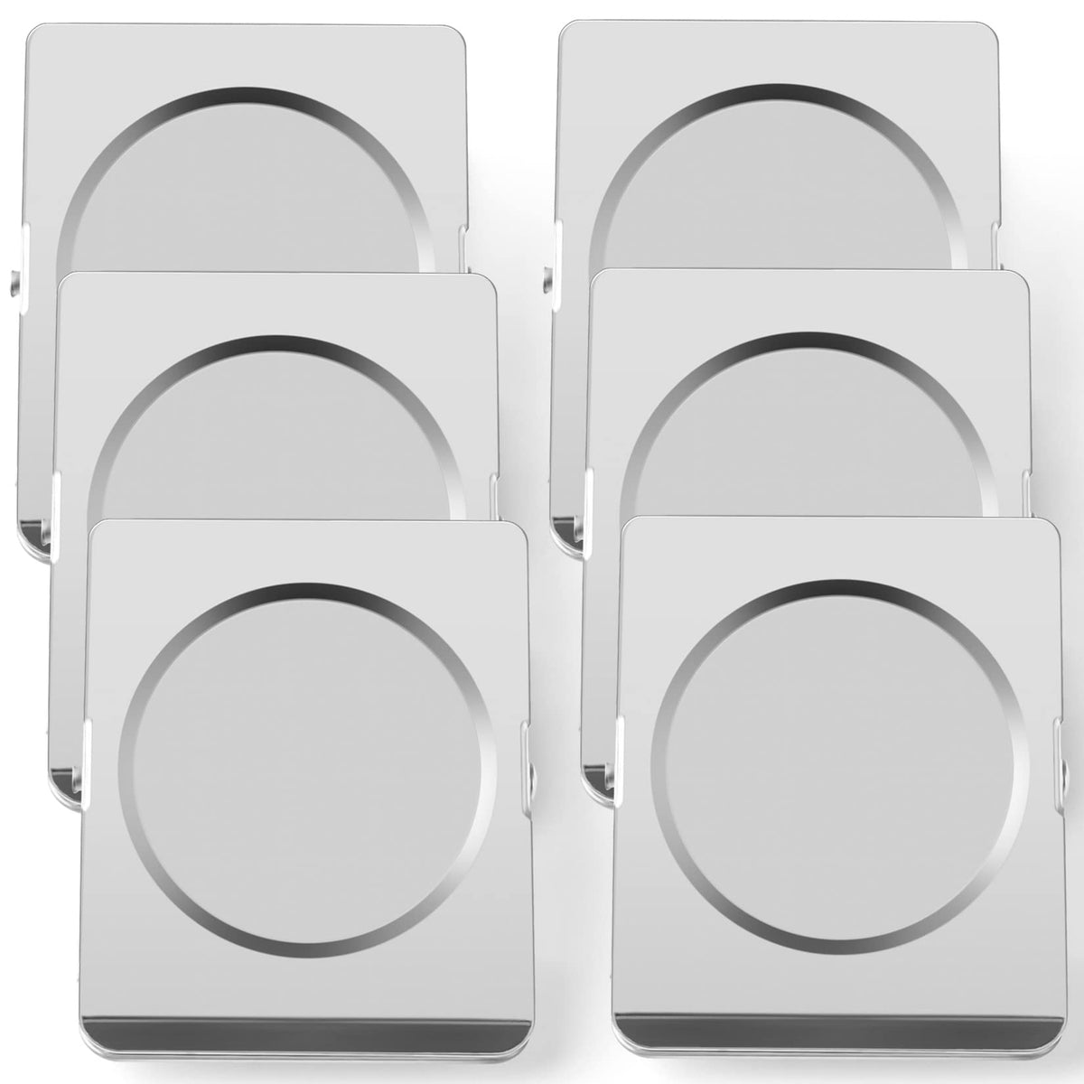 Grtard clips magnéticos grandes 2.2 pulgadas en pack de 6, sujeción estable.