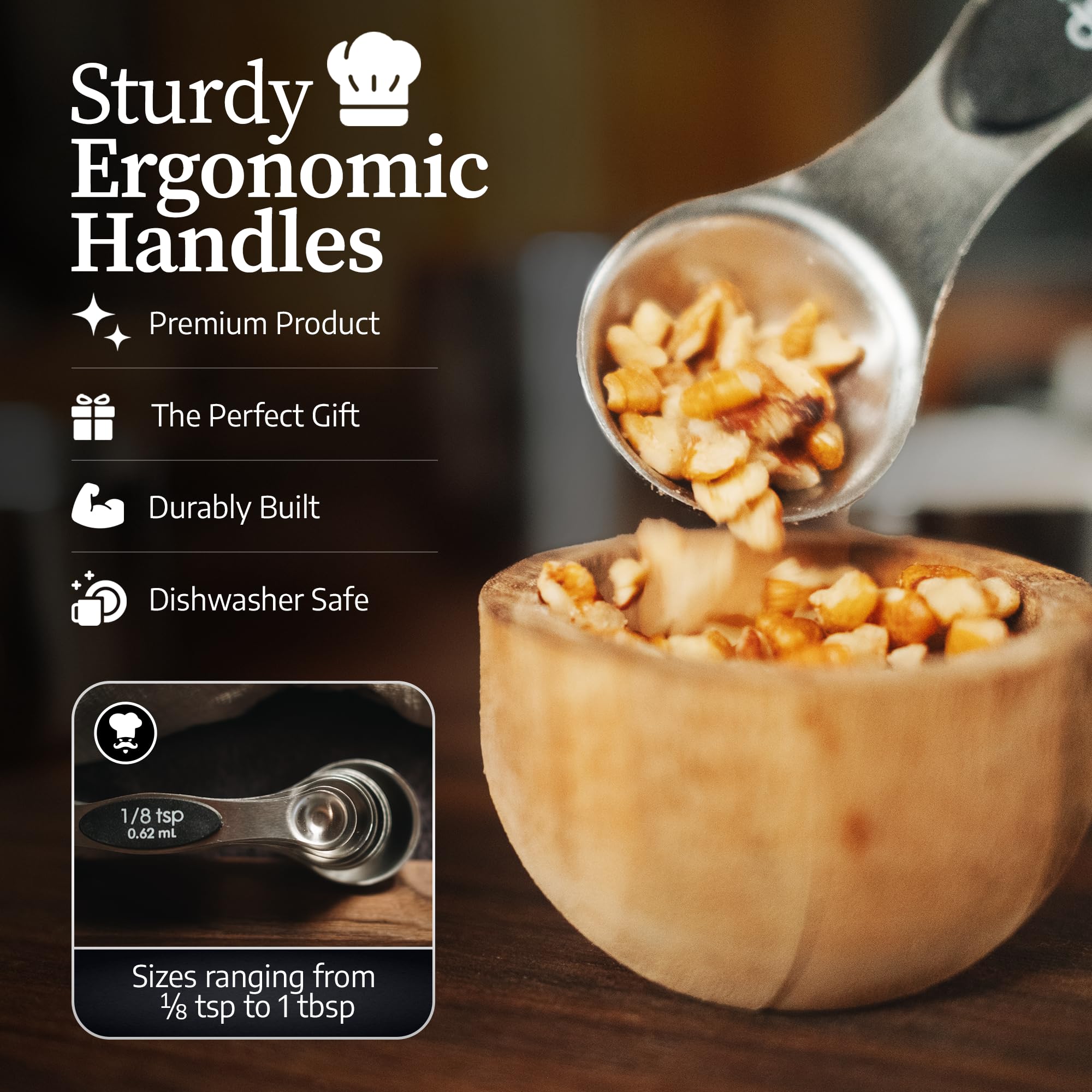 GRUMPY CHEF tazas con base plana para evitar derrames.