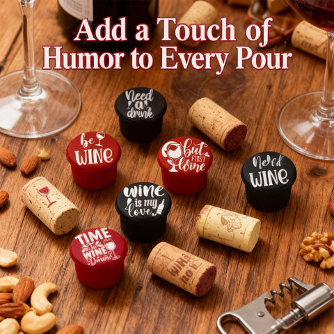 Grunlienus set de 8 tapones para conservar aroma y sabor.