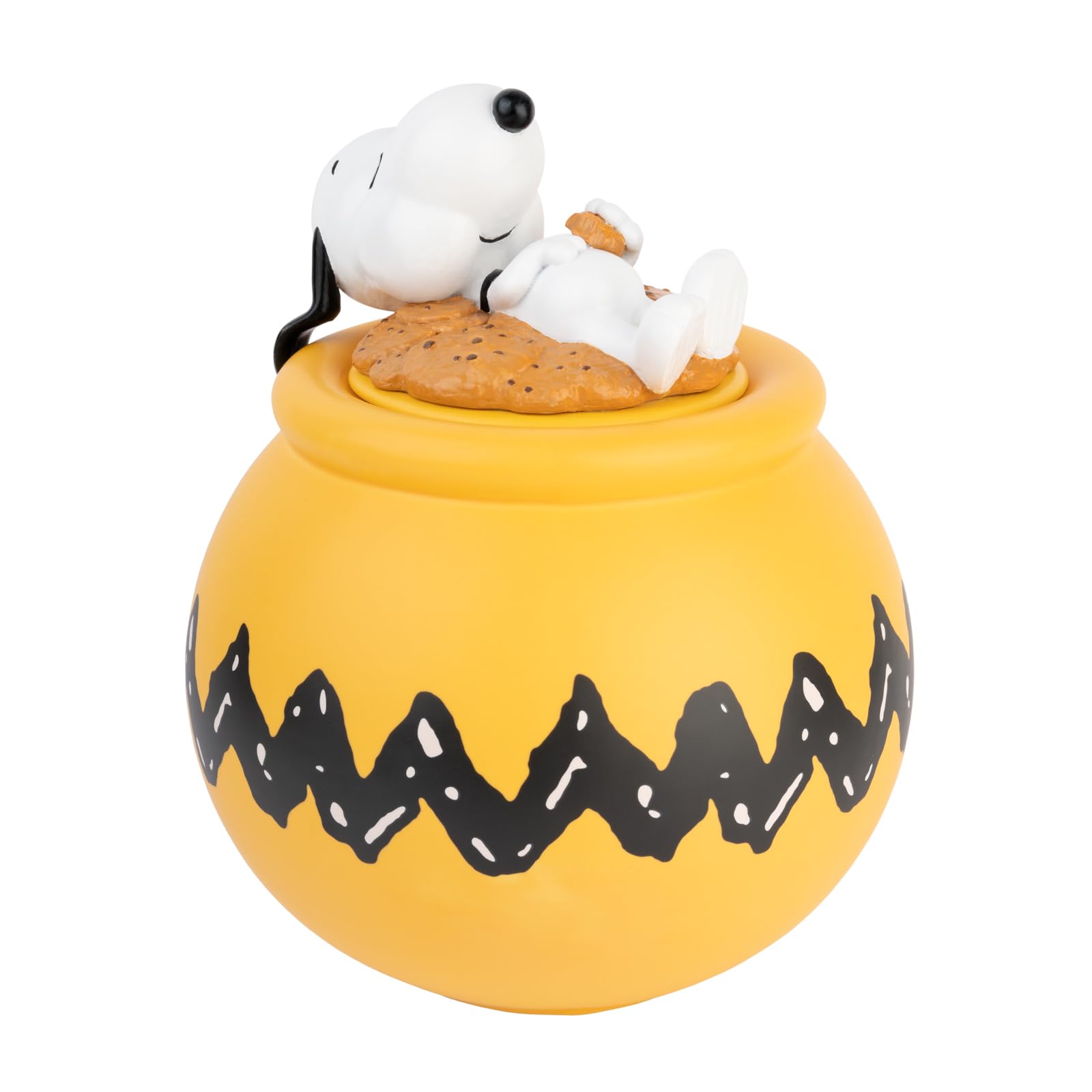 Jarro galletas Snoopy de Grupo Erik con tapa mantiene galletas frescas y crujientes.