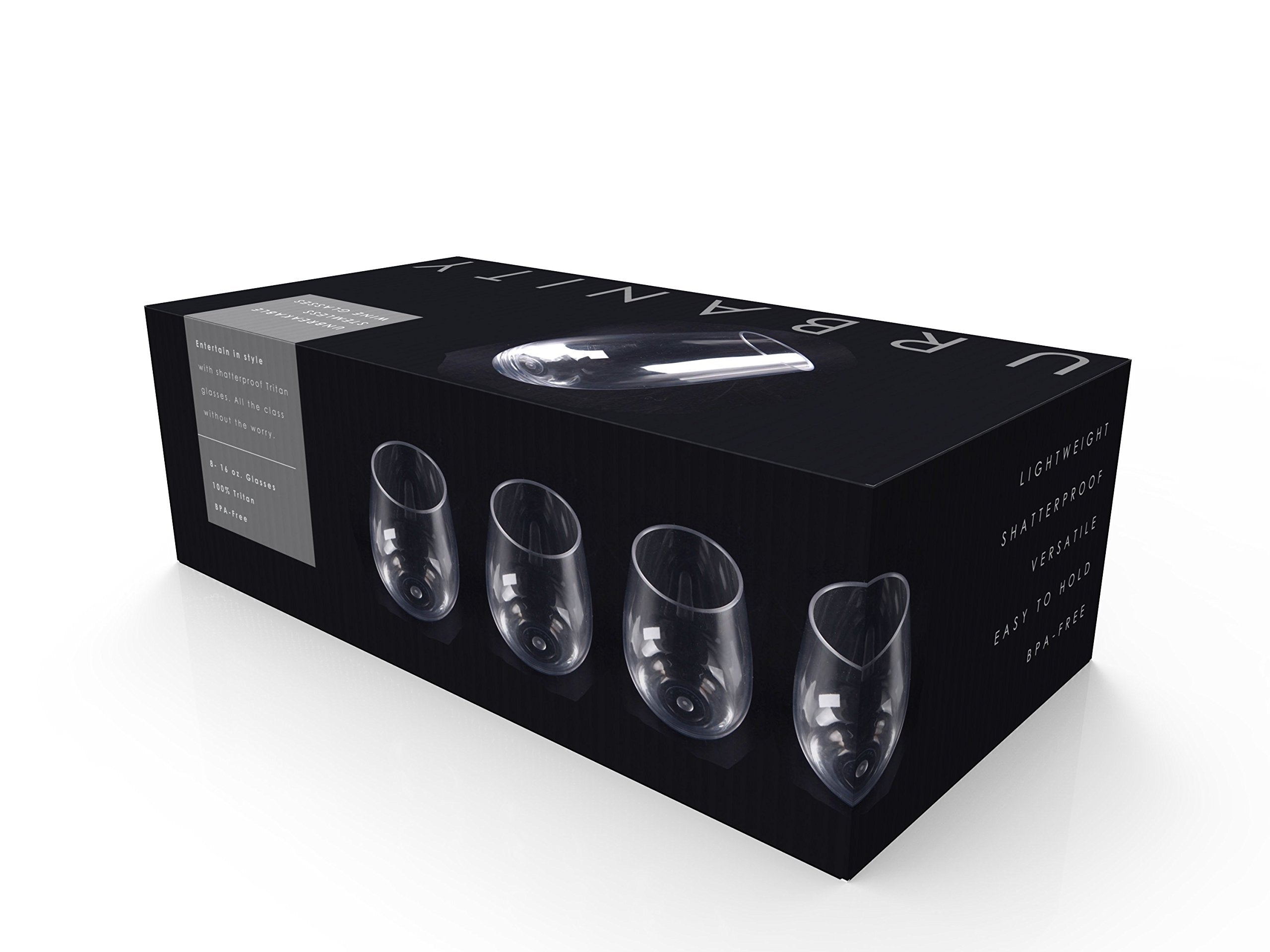 GSM Brands Vaso vino resistente al congelador, mantiene su forma.